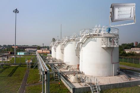 Projecteurs ARRAN LED pour éclairer les stations de carburant en zone ATEX de 2 aéroports